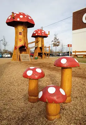 SPIELART : STRUCTURE DE JEUX CHAMPIGNONS GÉANTS, ref A242